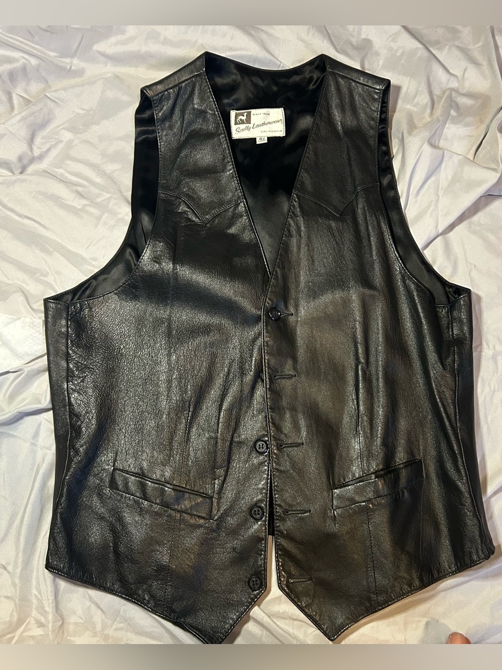 Authentic Vintage Scully Leatherwear California Vest